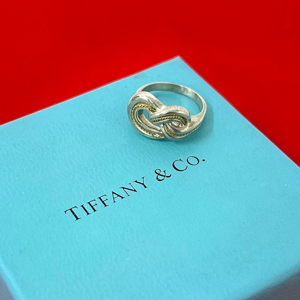 TIFFANY&Co. ティファニー ツイスト リング 925 K18 750YG 指輪 – Trip TIFFANY&Co. ティファニー ツイスト リング 925 K18 750YG 指輪 – Trip