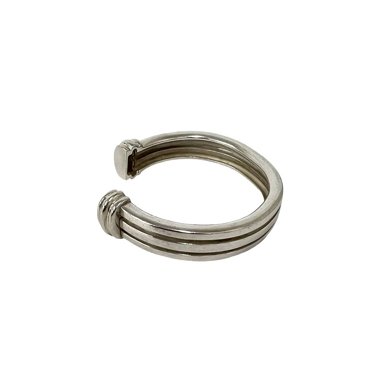 TIFFANY&Co. ティファニー (Vintage) グルーブド ダブルカフ バングル
