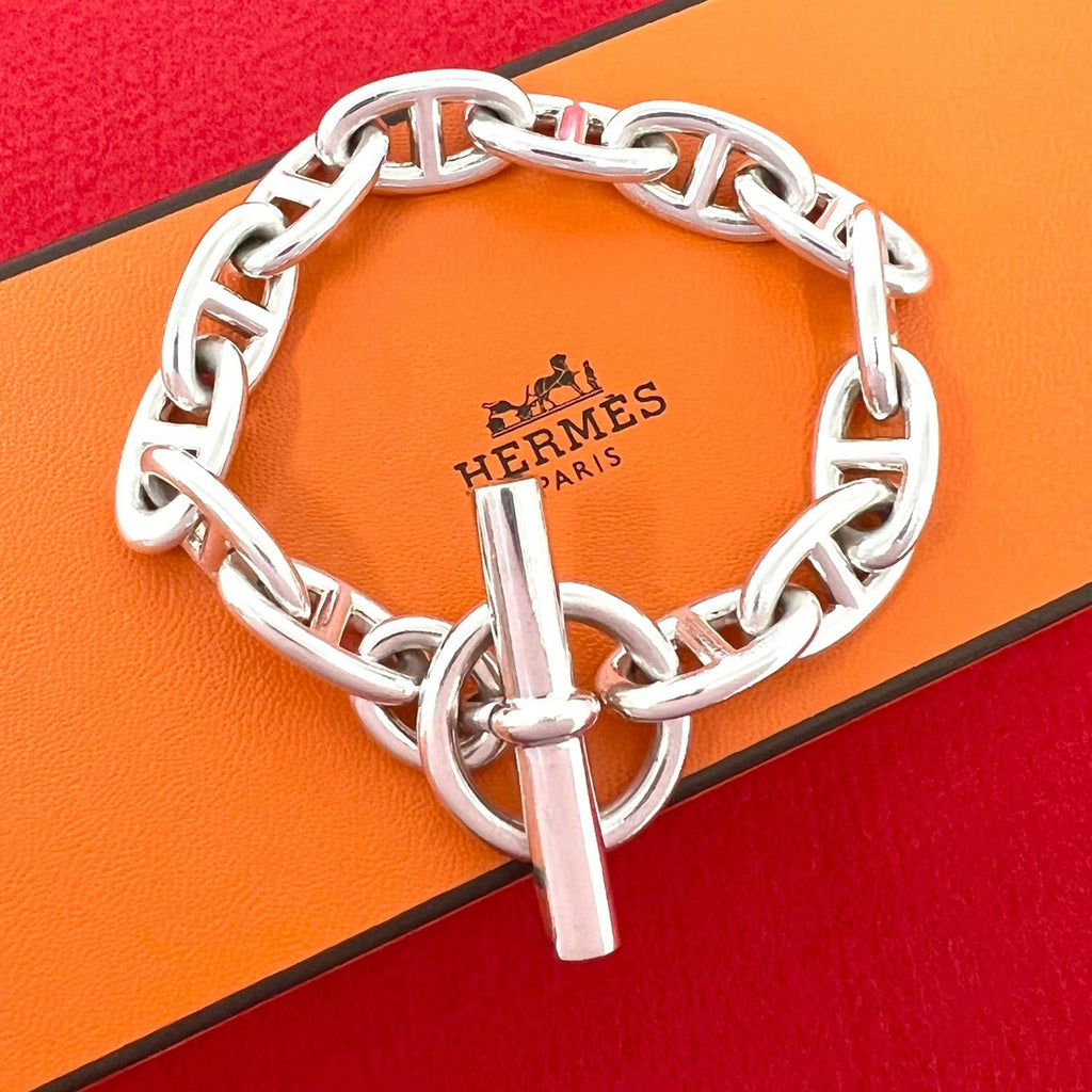 HERMES エルメス シェーヌダンクル GM 13コマ ブレスレット – Trip