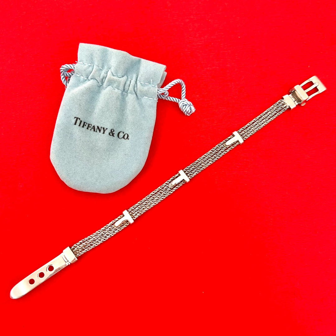 ブレスレット ティファニー Tロープ ベルト ブレスレット