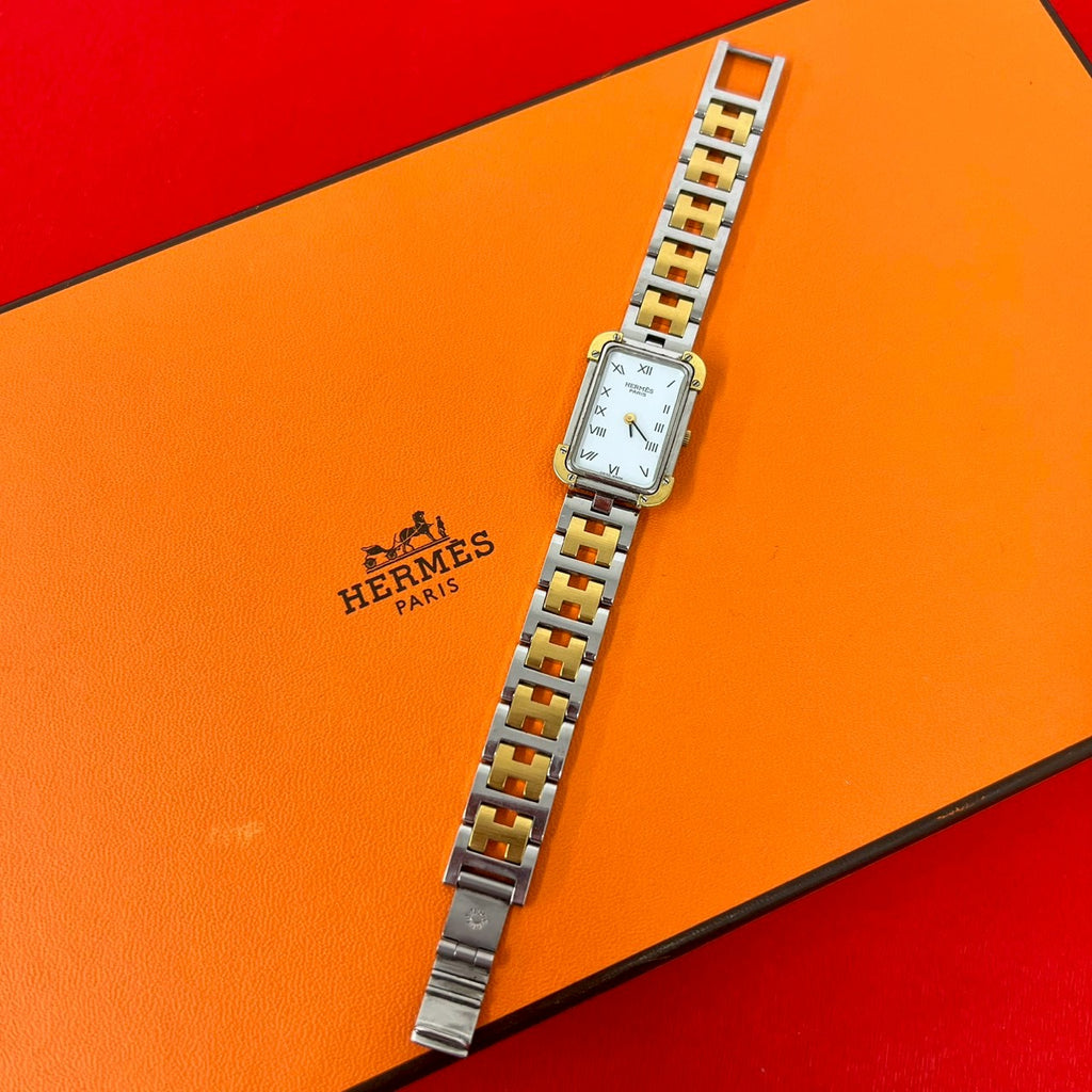 【HERMES】 腕時計 HERMES エルメス (Vintage) クロアジュール 腕時計 – Trip