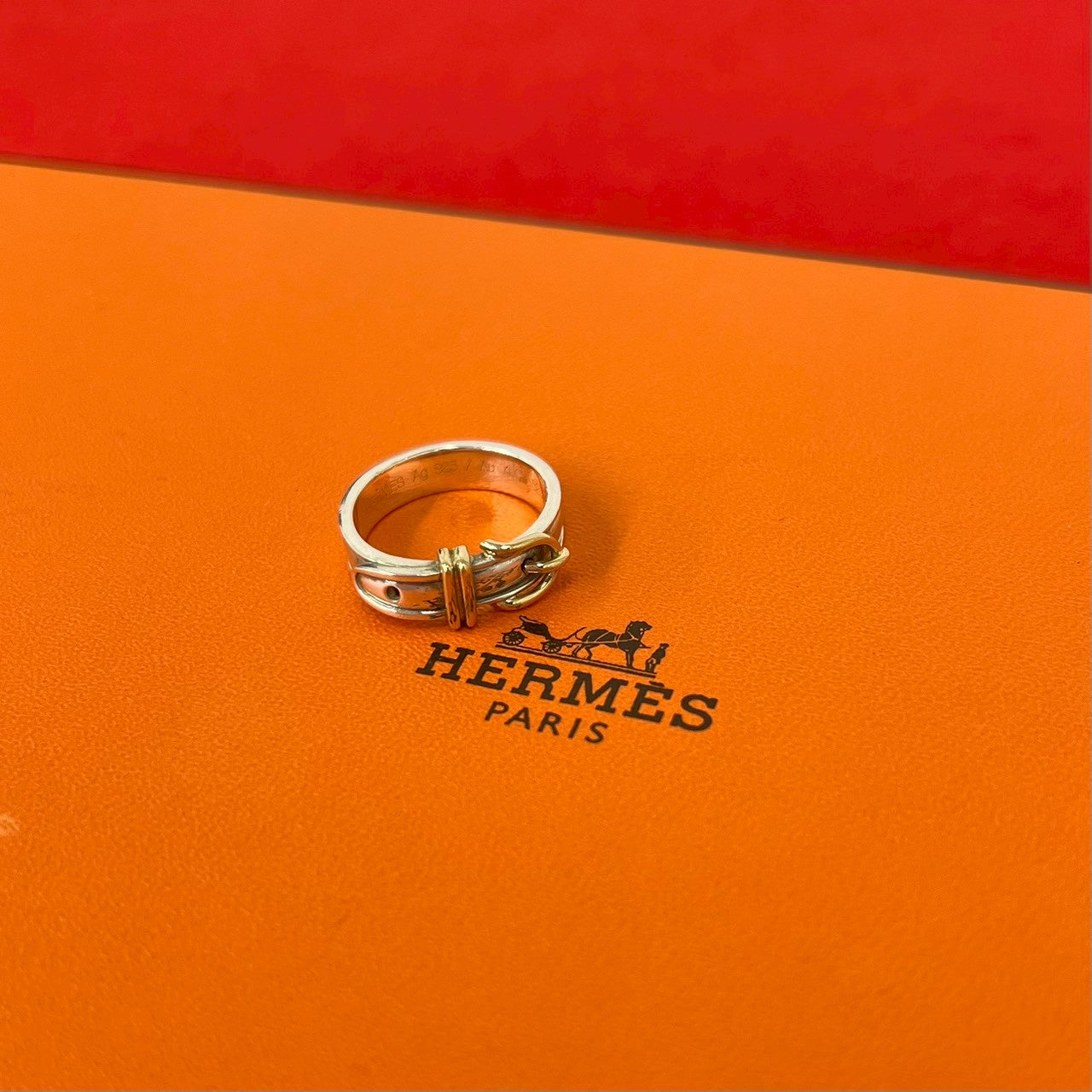 エルメス サンチュール リング YG HERMES エルメス サンチュール リング 925 K18 750YG 指輪 – Trip