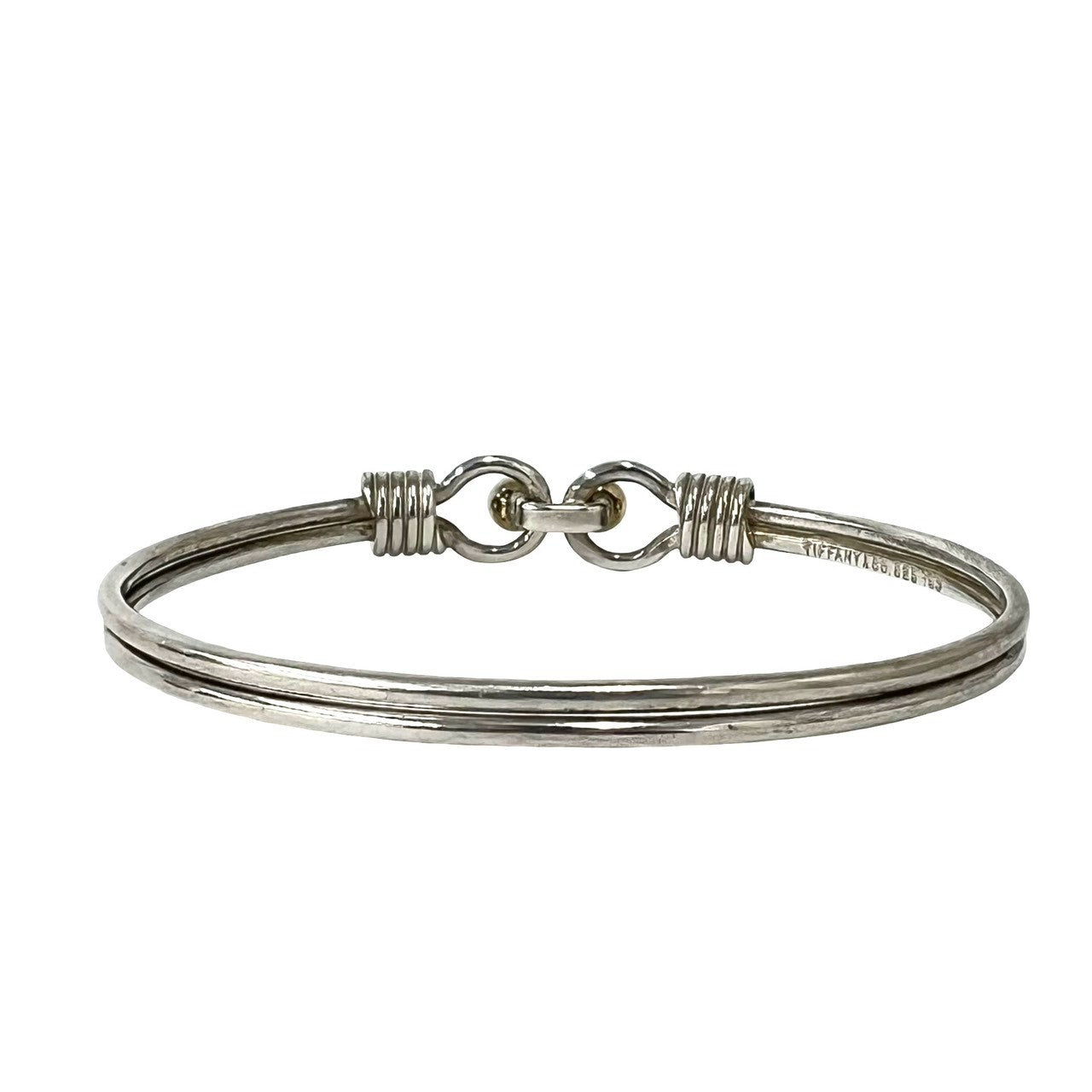 TIFFANY&Co. ティファニー (Vintage) ダブル フック バングル 925 K18