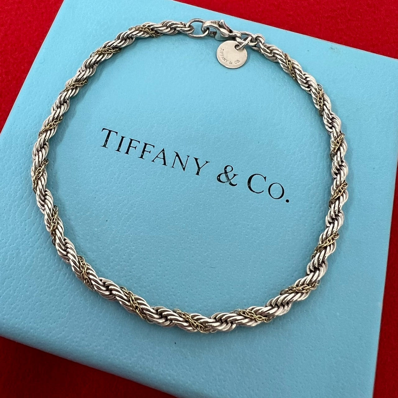 TIFFANY&Co. ティファニー (Vintage) ツイストロープ ブレスレット 925