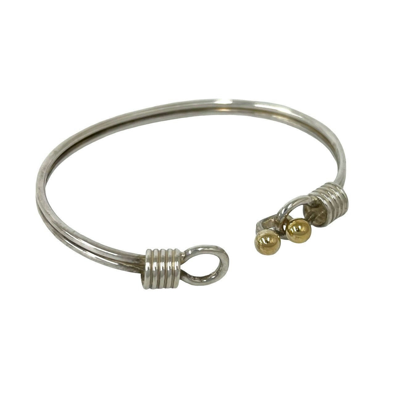 TIFFANY&Co. ティファニー (Vintage) ダブル フック バングル 925 K18