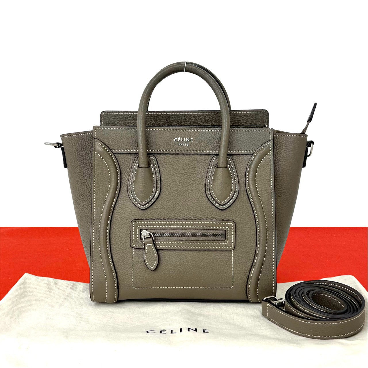 CELINE セリーヌ ラゲージ ナノ ショルダーバッグ – Trip