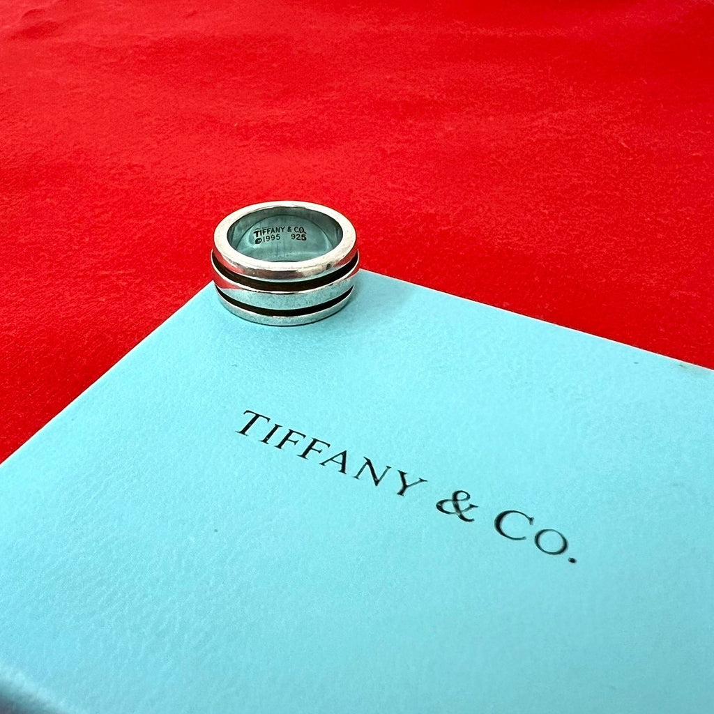 Tiffany & Co.ぎー TIFFANY&Co. Tiffany Grooved Double Line Ring – Trip