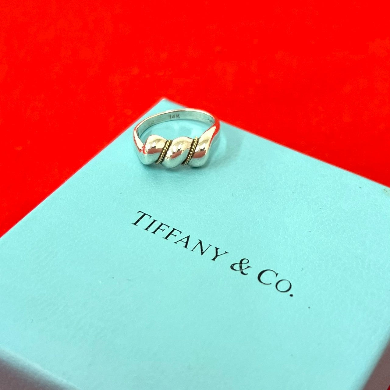 TIFFANY&Co. ティファニー (Vintage) ツイストロープ リング 指輪 925