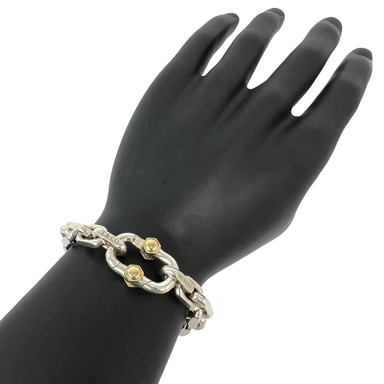TIFFANY&Co. ティファニー メイカーズ ブレスレット 925 K18 750YG – Trip