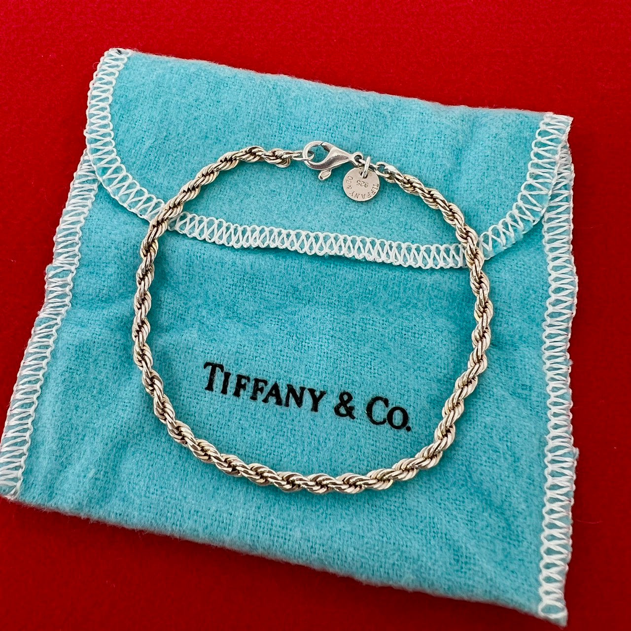 F*p様 Tiffany& Co. ツイストロープチェーンブレスレット SV92 TIFFANY&Co. ティファニー (Vintage) ツイストロープ ブレスレット – Trip