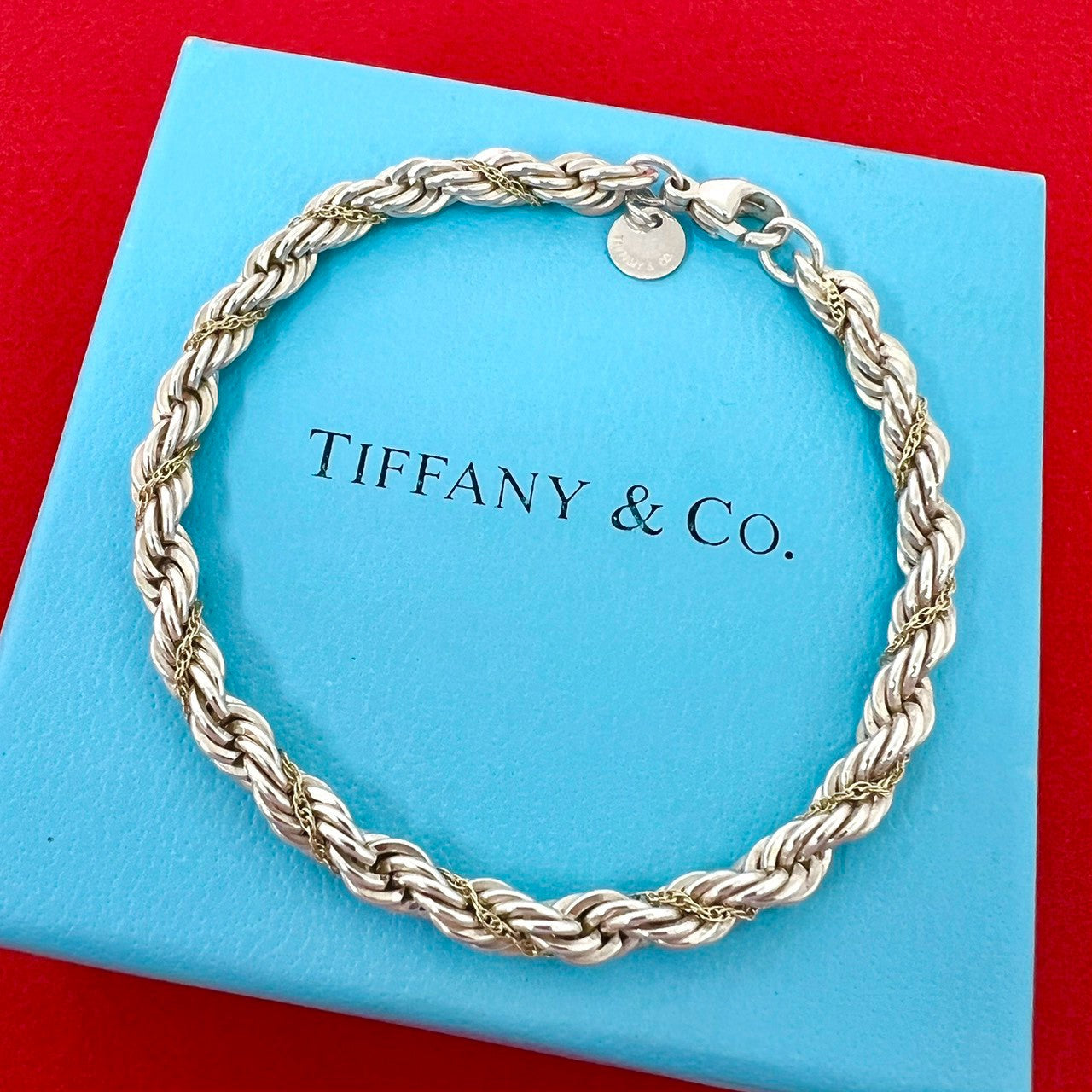 TIFFANY&Co. ティファニー (Vintage) ツイストロープ ブレスレット 925
