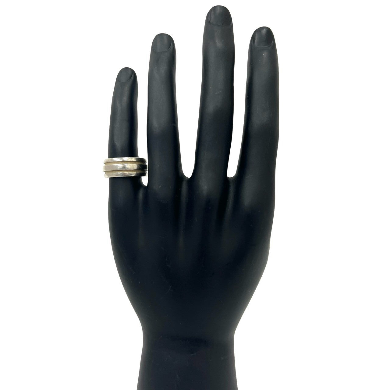 TIFFANY&Co. Tiffany (Vintage) Grooved Double Line Ring Ring No. 13