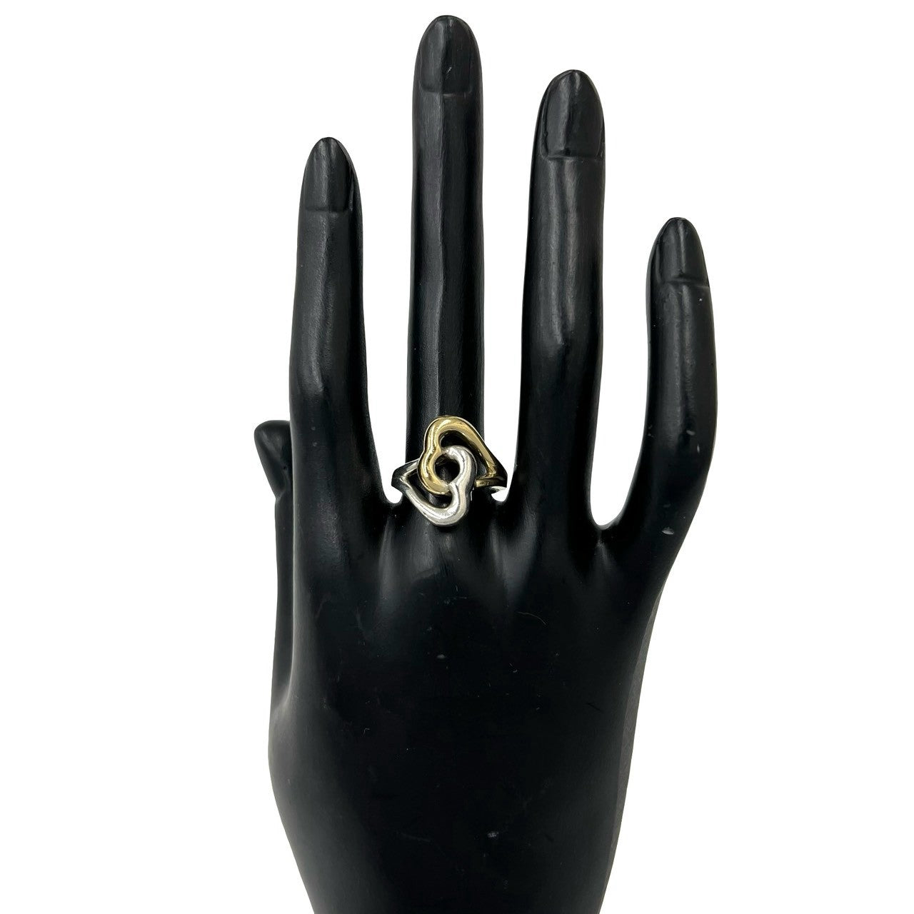 TIFFANY&Co. ティファニー (Vintage) ダブルハート コンビ リング 指輪