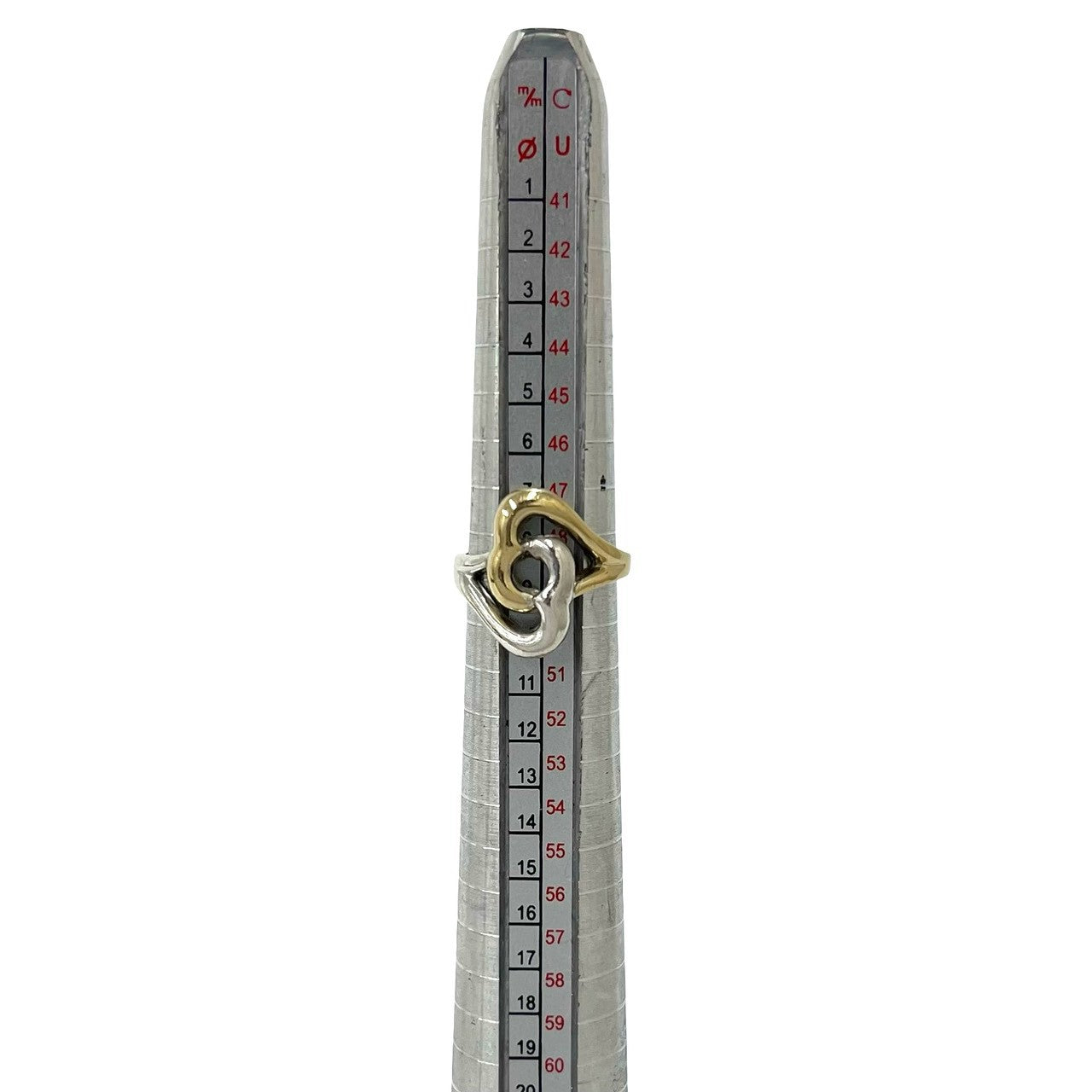 TIFFANY&Co. ティファニー (Vintage) ダブルハート コンビ リング 指輪