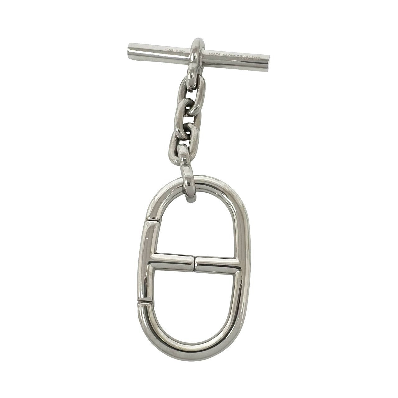 HERMÈS シェーヌダンクル キーリング キーホルダー シルバー レシート付 HERMES エルメス シェーヌダンクル キーリング キーホルダー – Trip