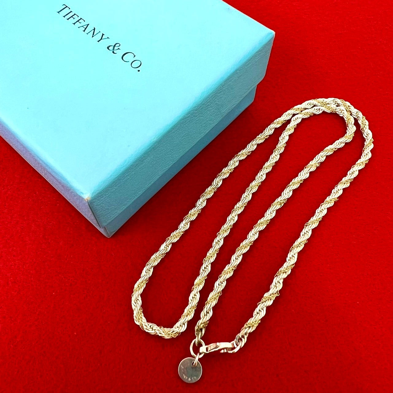 TIFFANY&Co. ティファニー (Vintage) ツイストロープ ネックレス 925