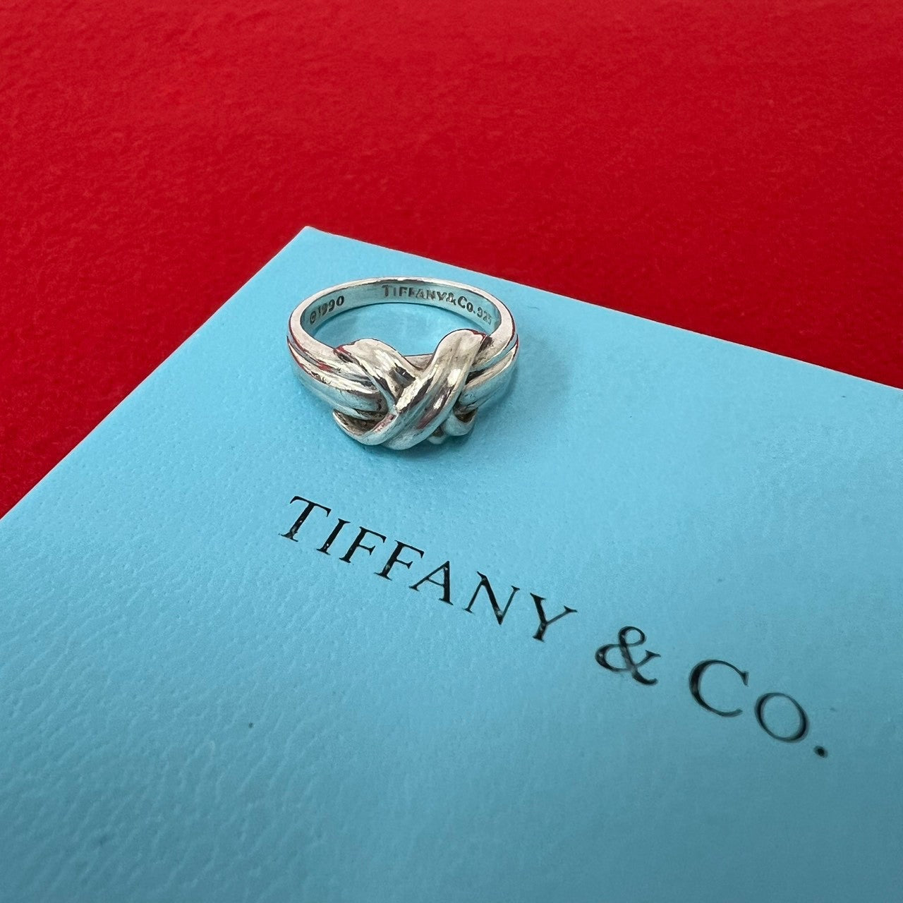 Tiffany & Co. 1990 シグネチャークロス リング 13.5号 TIFFANY&Co. ティファニー (Vintage) シグネチャークロス リング 指輪
