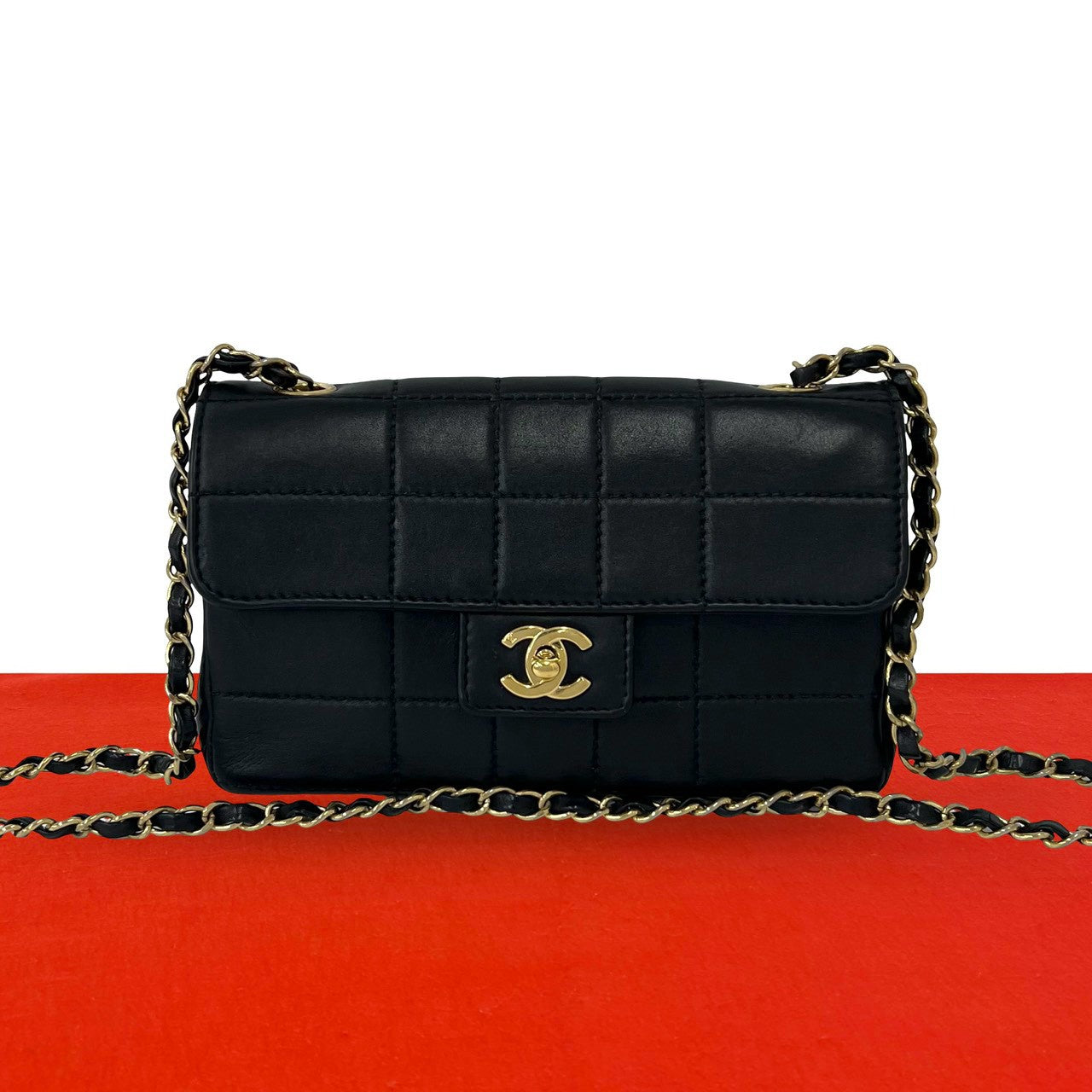 CHANEL シャネル チョコバー ショルダーバッグ – Trip