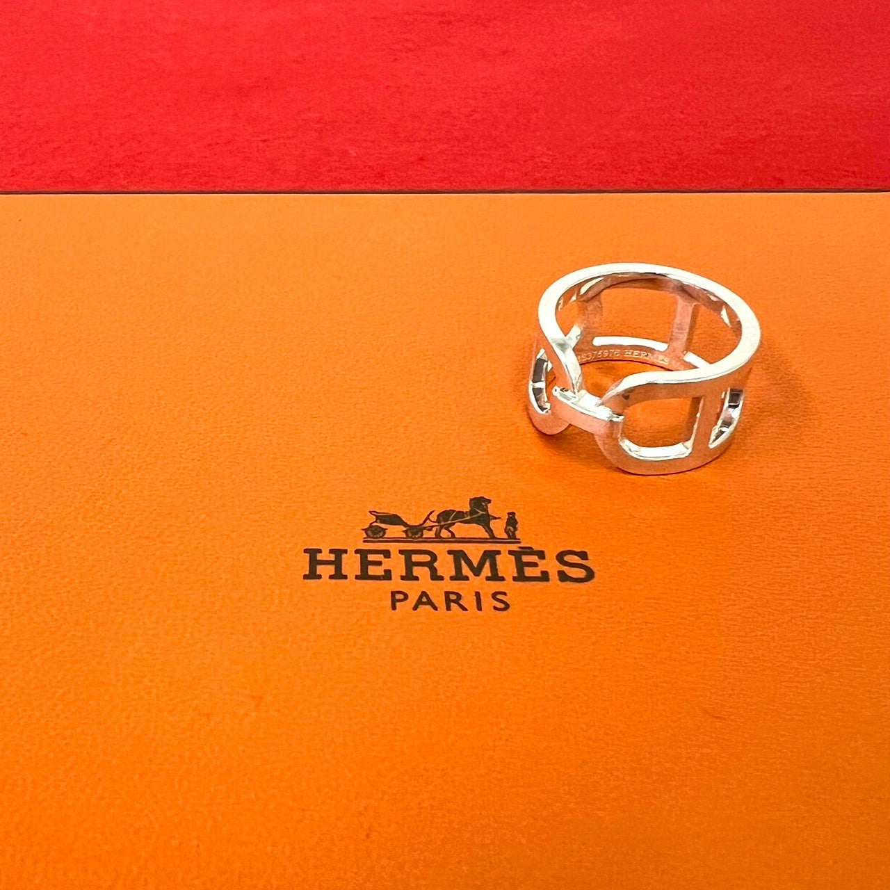 HERMES エルメス (Vintage) エヴァー シェーヌダンクル リング 指輪 – Trip