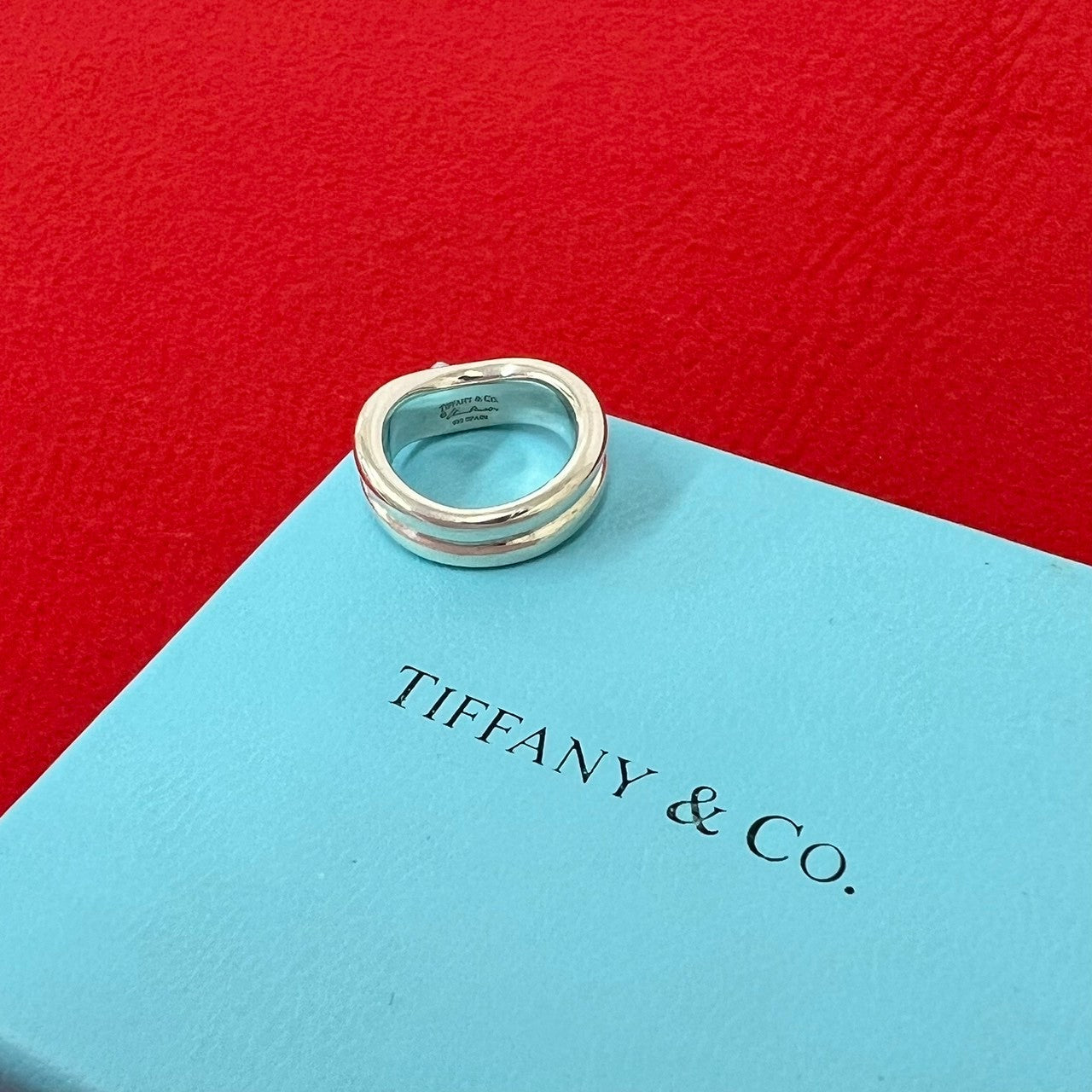TIFFANY&Co. ティファニー (Vintage) ダブル カーブ ド リング 指輪 – Trip
