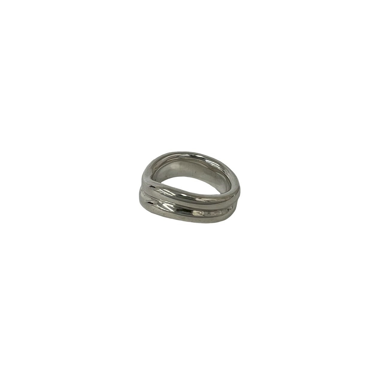 TIFFANY&Co. ティファニー (Vintage) ダブル カーブ ド リング 指輪 – Trip