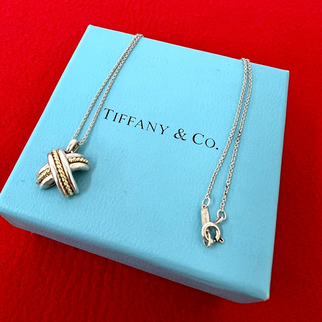 TIFFANY&Co. ティファニー (Vintage) シグネチャー クロス ネックレス