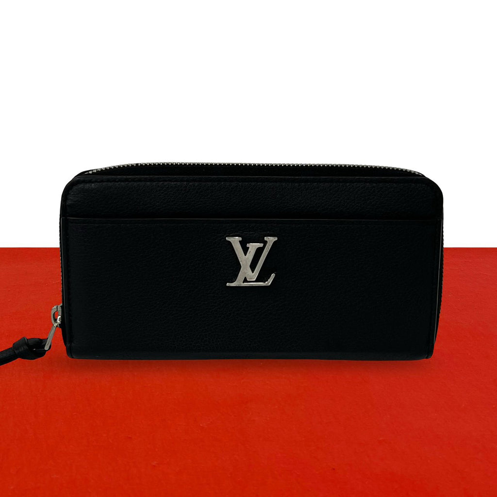 ルイヴィトン　ジッピーロックミー　長財布　ラウンドジップ　LVロゴ　レザー　黒 LOUIS VUITTON ルイヴィトン ジッピー ロックミー 長財布 – Trip