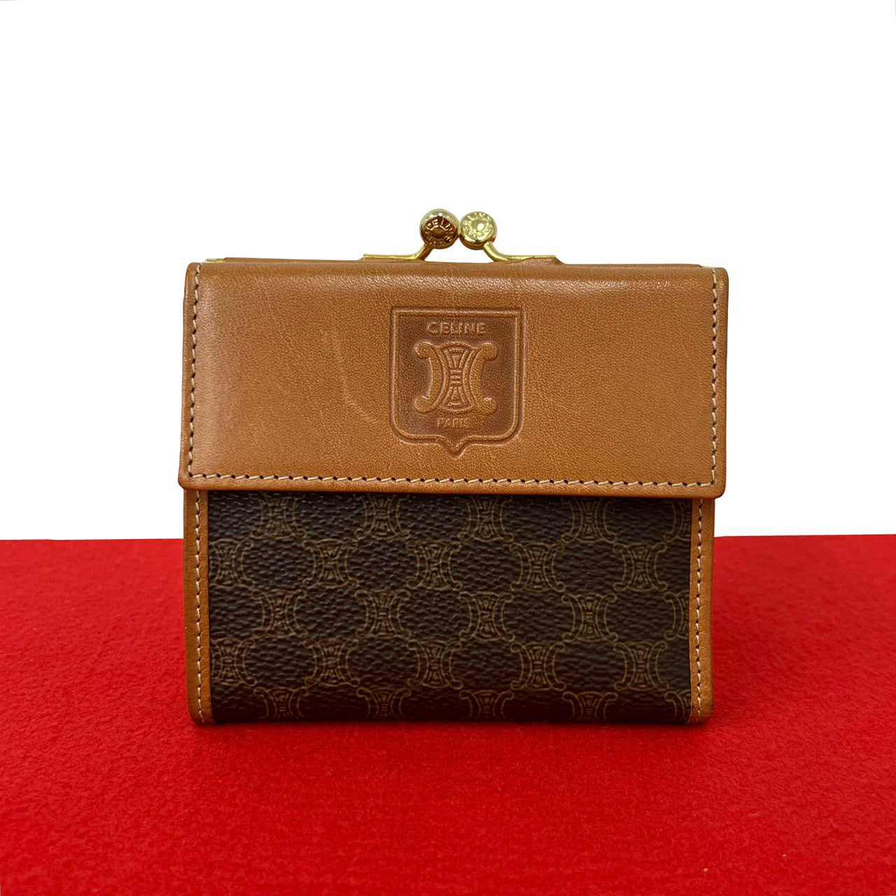 セリーヌ　三つ折り財布 CELINE セリーヌ (Vintage) 三つ折り財布 – Trip