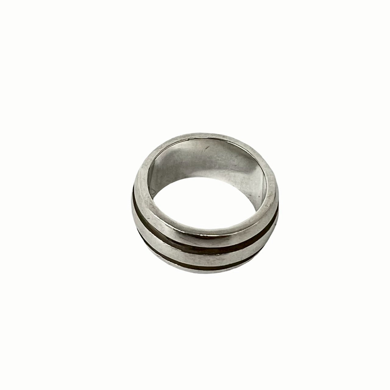 TIFFANY&Co. Tiffany Grooved Double Line Ring Ring – Trip
