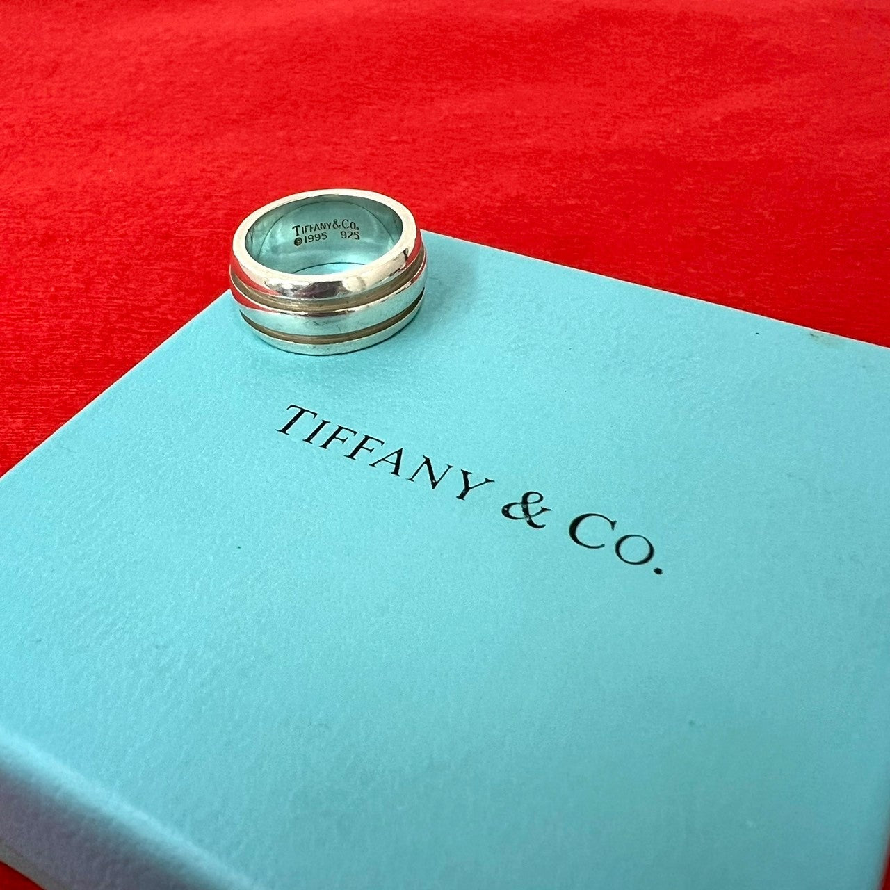 TIFFANY&Co. Tiffany Grooved Double Line Ring Ring – Trip