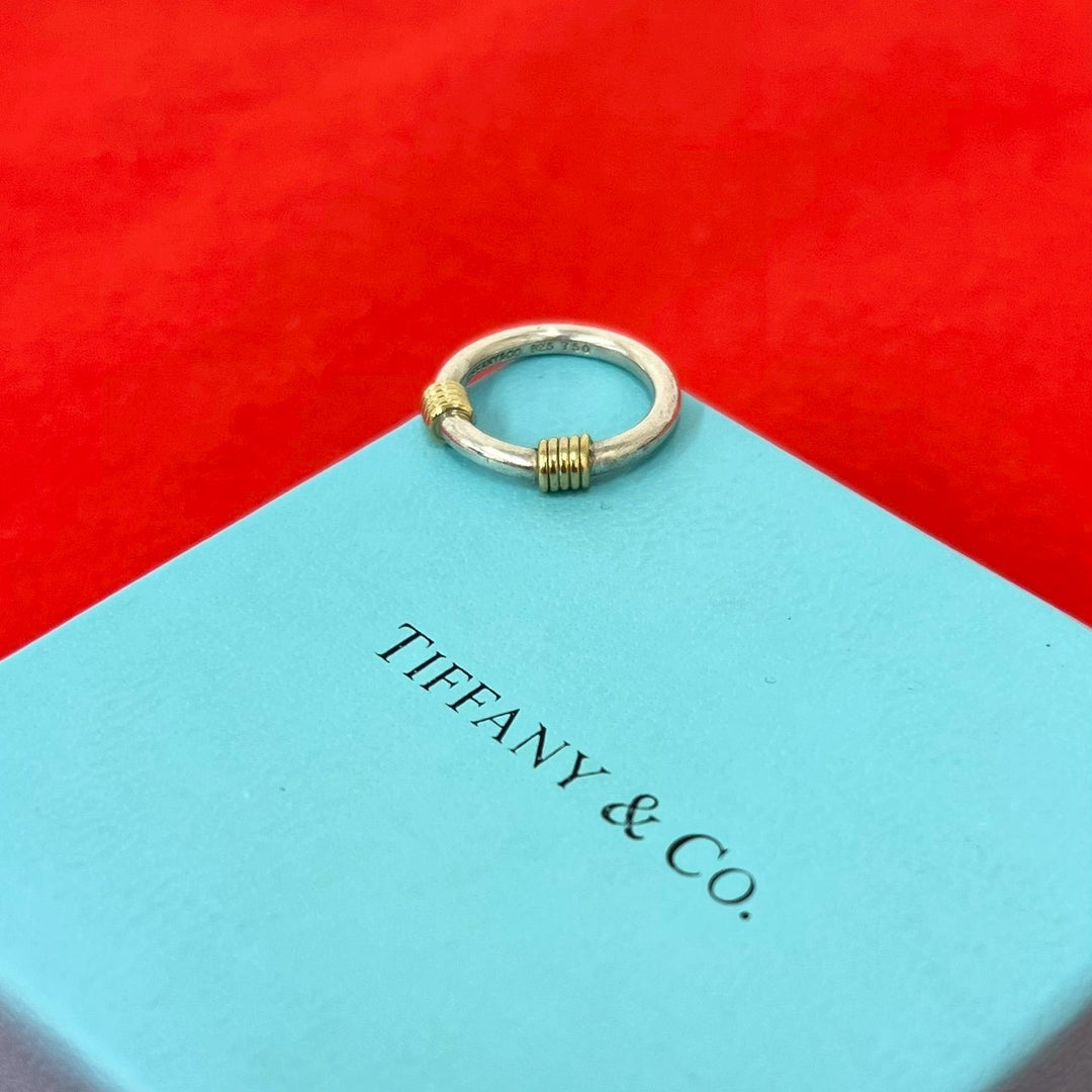 Rings Tiffany Band With 2 Wire Ring