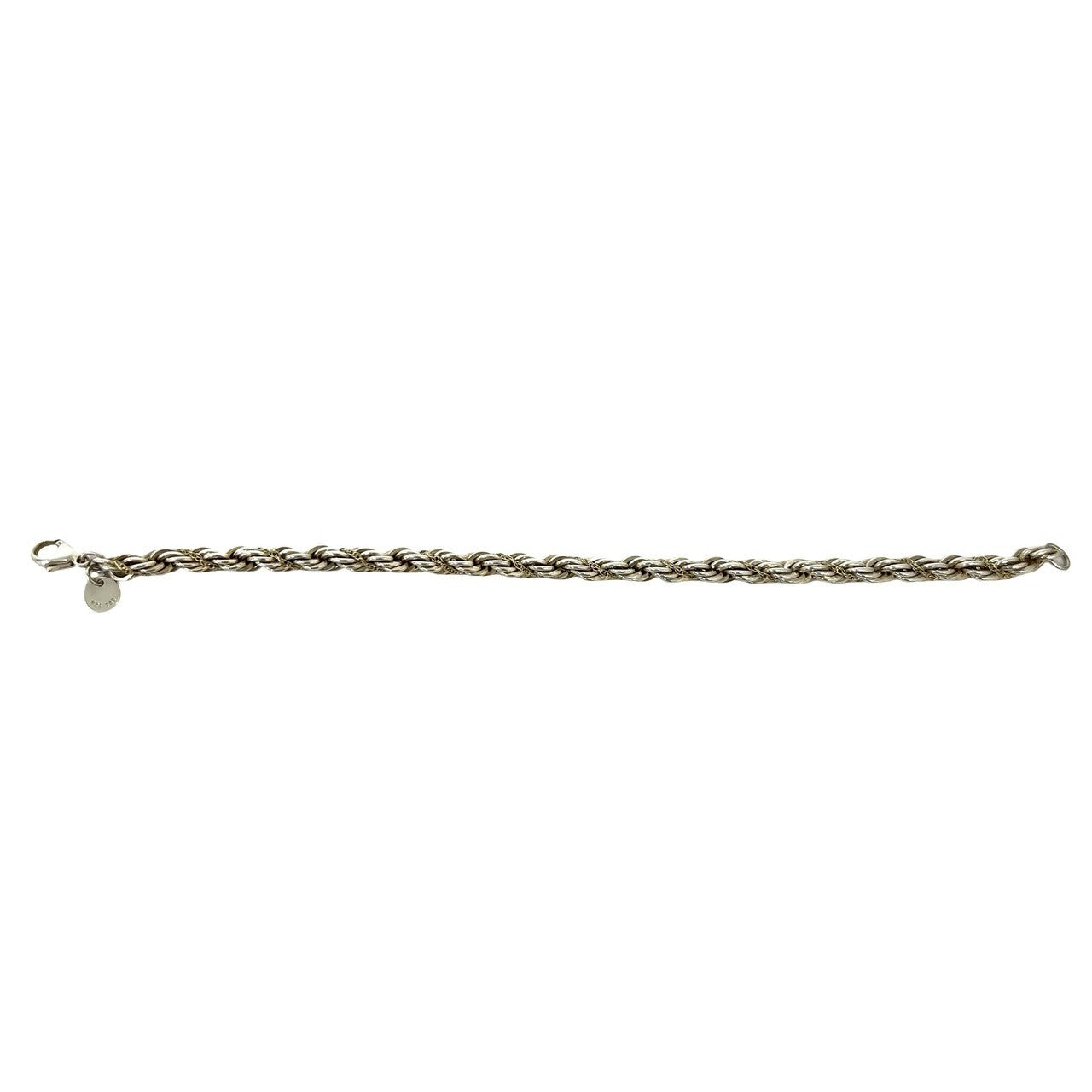 限定値下 Tiffany ツイストロープブレスレット 925/750 k18 TIFFANY&Co. ティファニー (Vintage) ツイストロープ ブレスレット