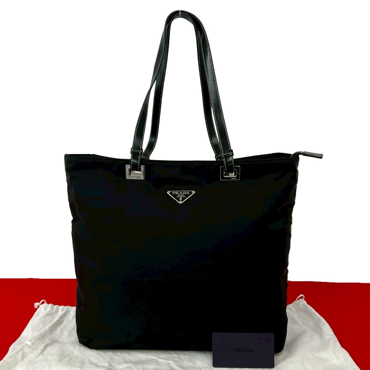 PRADA ブラック トートバッグ PRADA プラダ トートバッグ – Trip