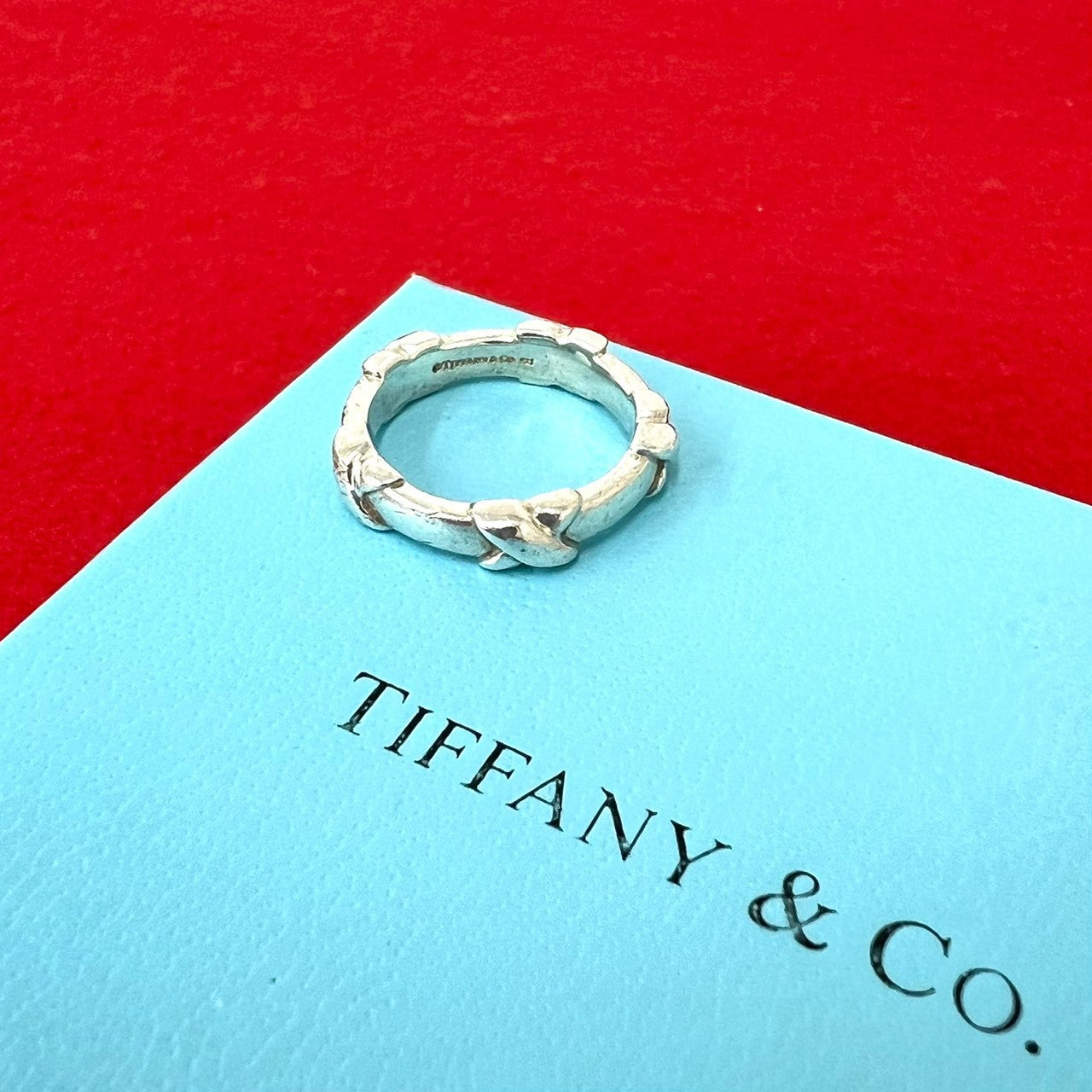 Tiffany xoリング 10号 Tiffany & Co. XO Band Ring Wide 18k Yellow