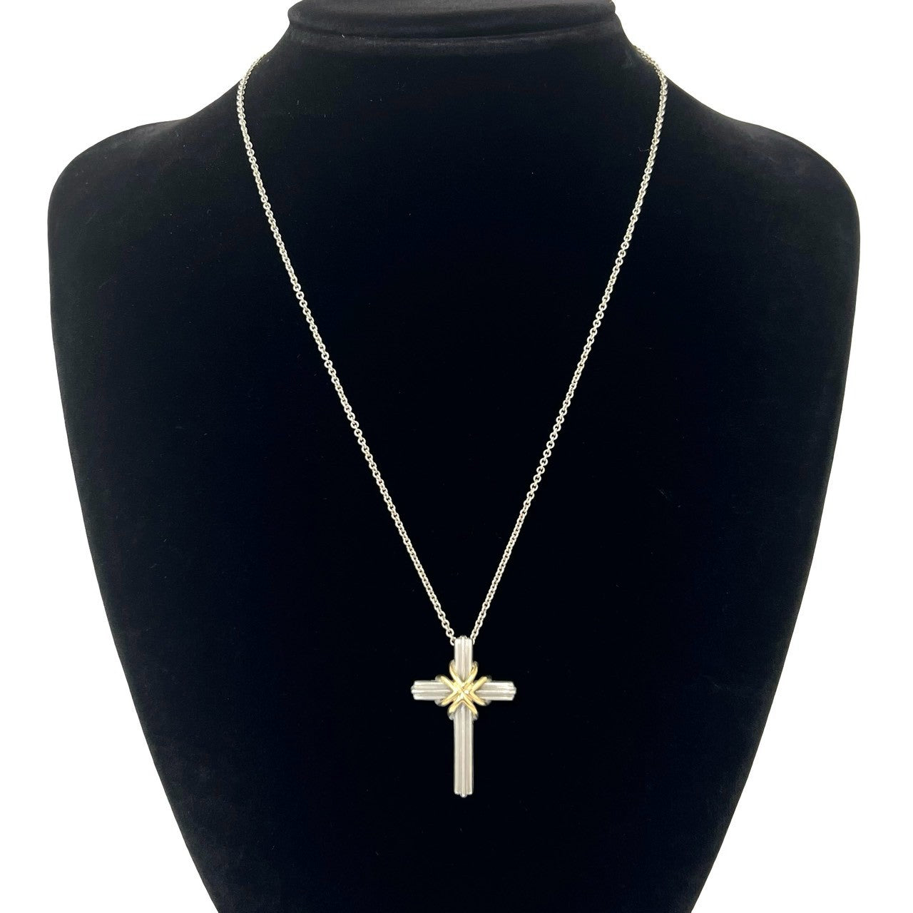 TIFFANY&Co. ティファニー (Vintage) シグネチャー クロス ネックレス