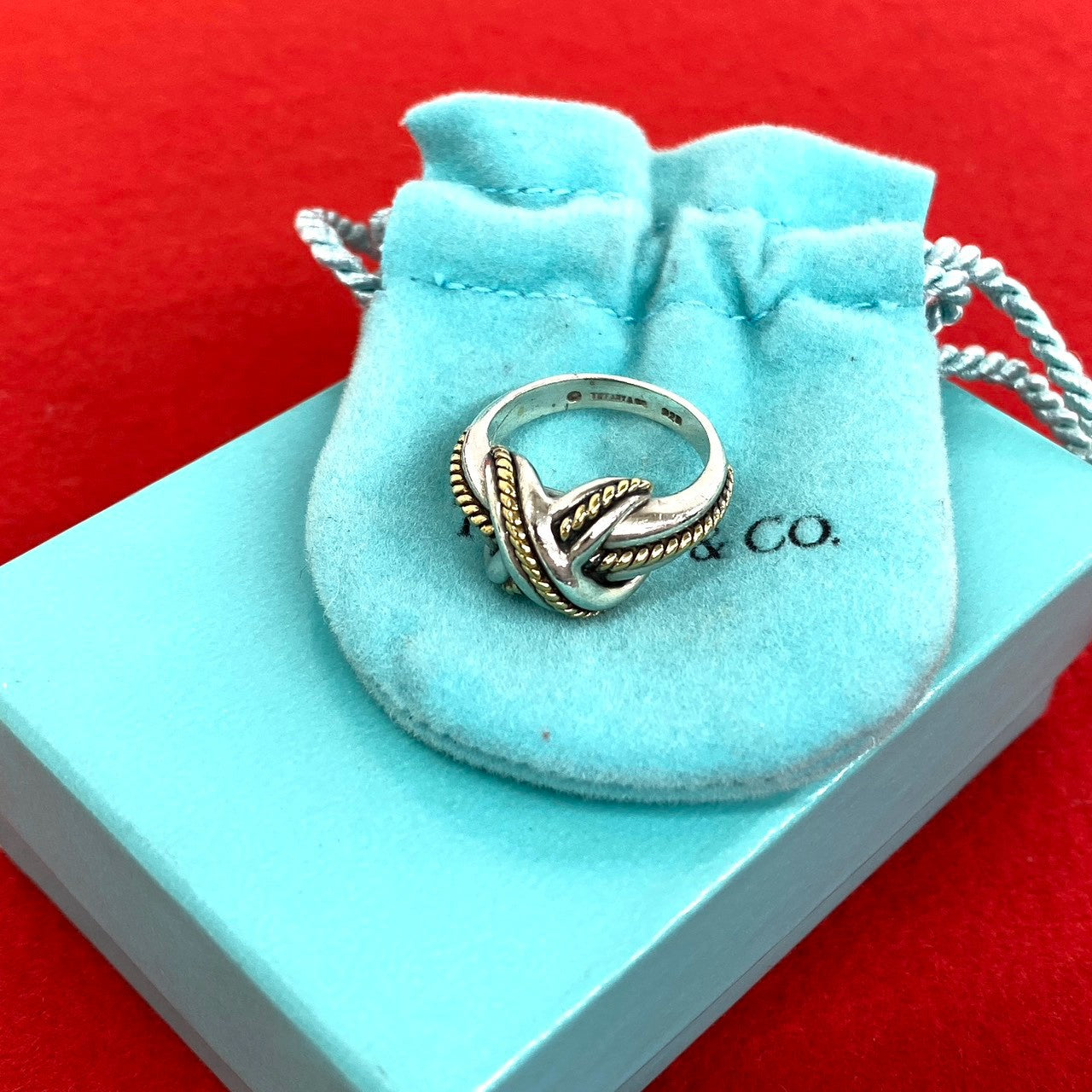 TIFFANY&Co. ティファニー (Vintage) シグネチャー リング 指輪 10号
