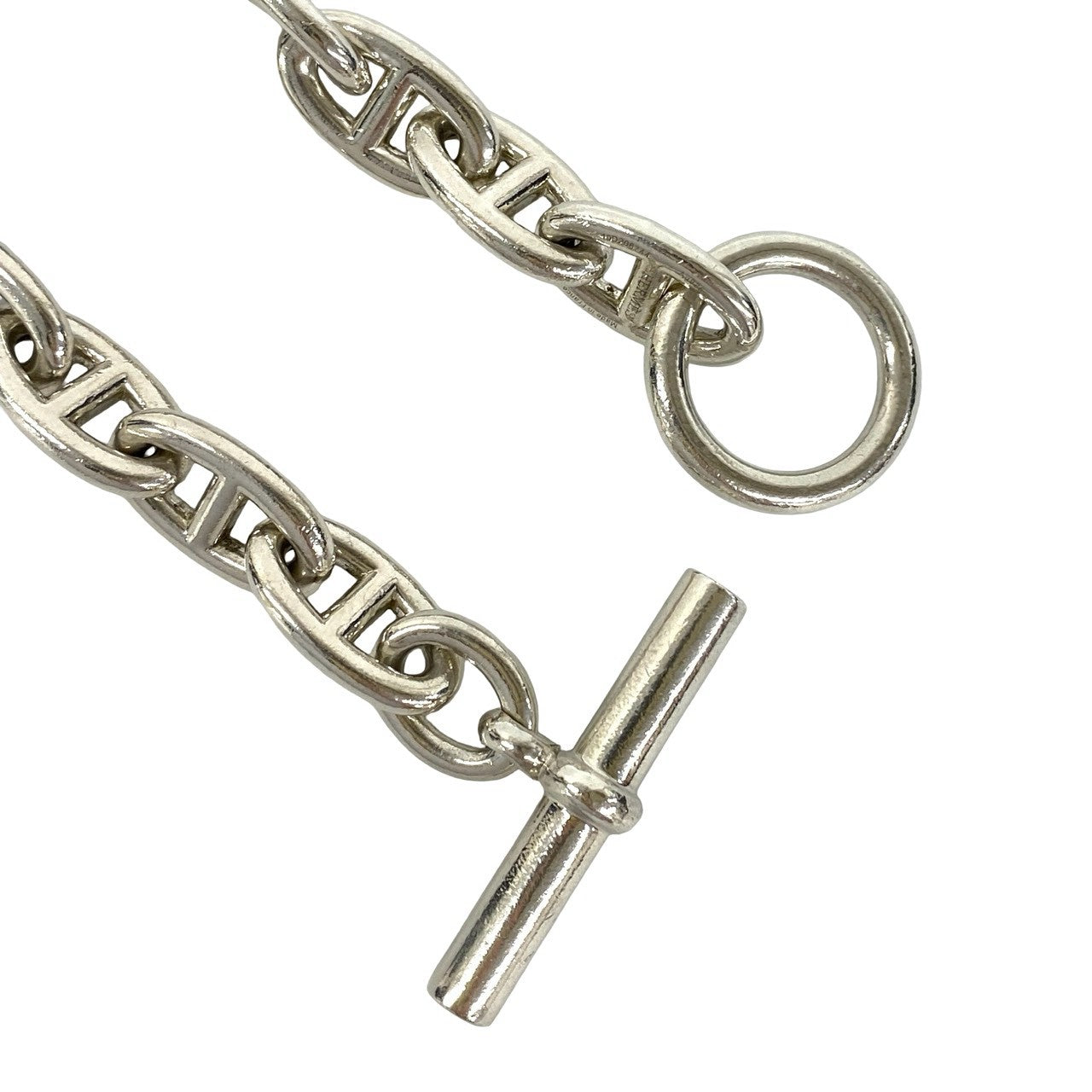 HERMES エルメス シェーヌダンクル GM 12コマ ブレスレット – Trip