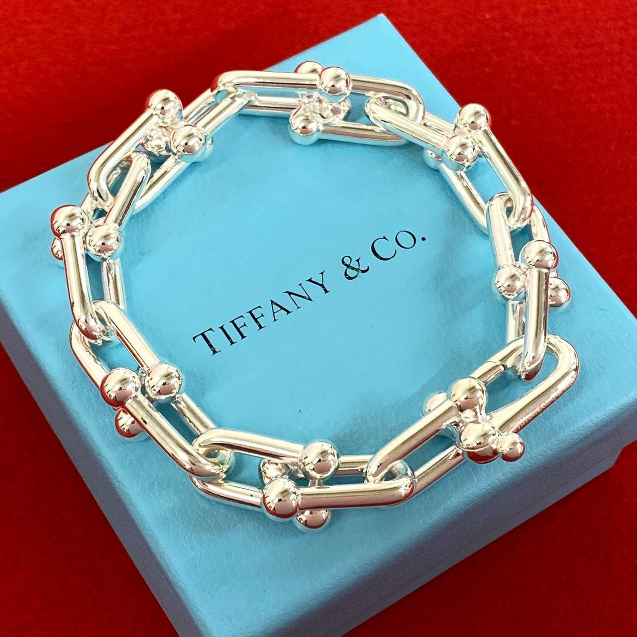 TIFFANY&Co. ティファニー ハードウェア ラージリンク ブレスレット – Trip