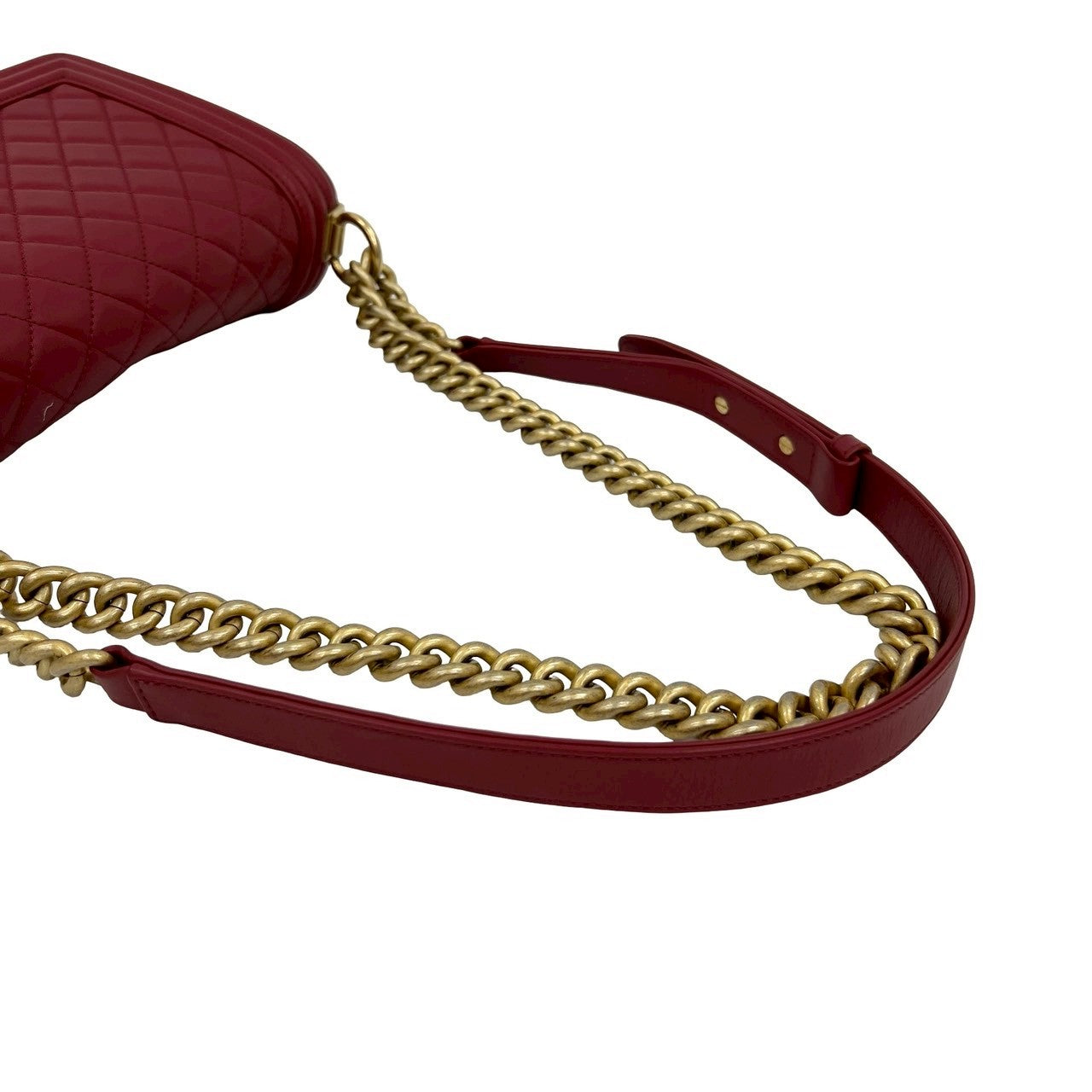 Miy  シャネルボーイ Boy chanel handbag, Calfskin & ruthenium-finish metal, black