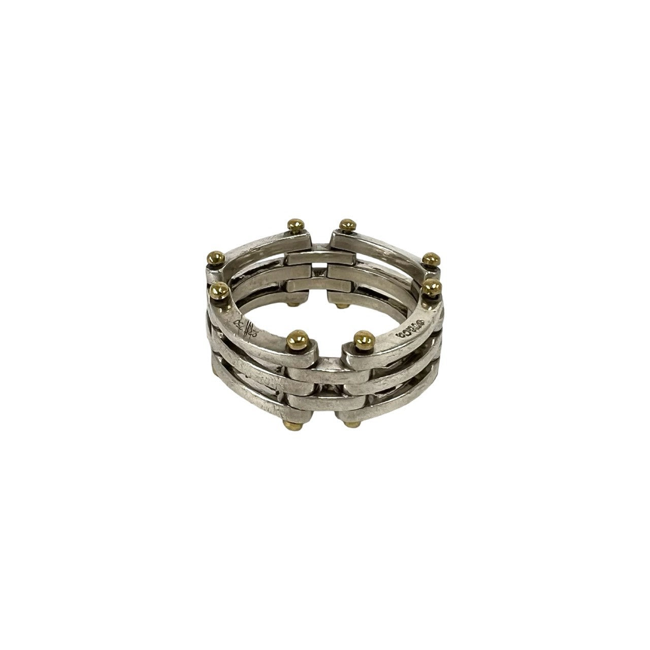 TIFFANY&Co. ティファニー (Vintage) ゲート リング 925 K18 750 指輪