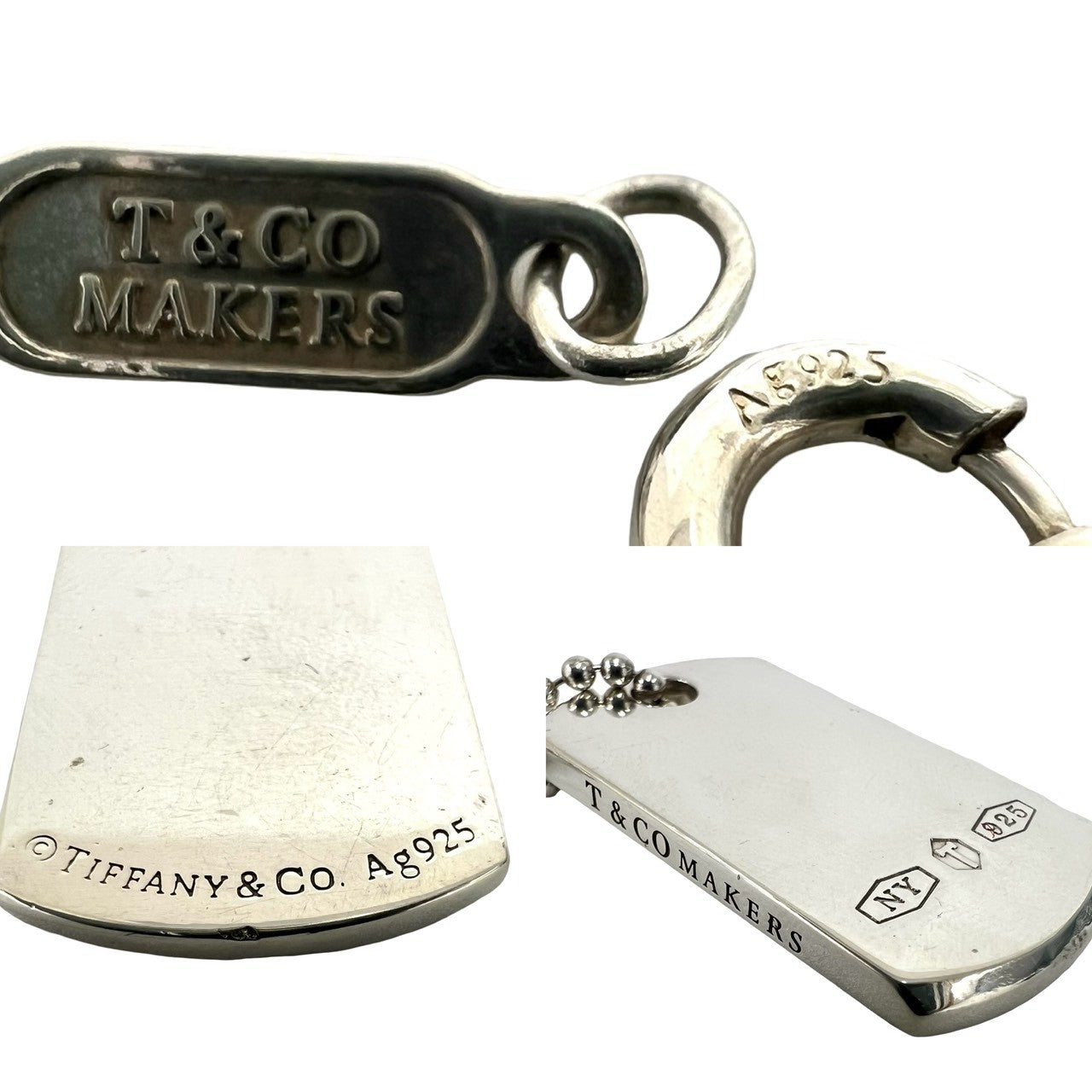ティファニー メイカーズ STERLING ネックレス トップのみ わ TIFFANY&Co. ティファニー メイカーズ ID ネックレス – Trip