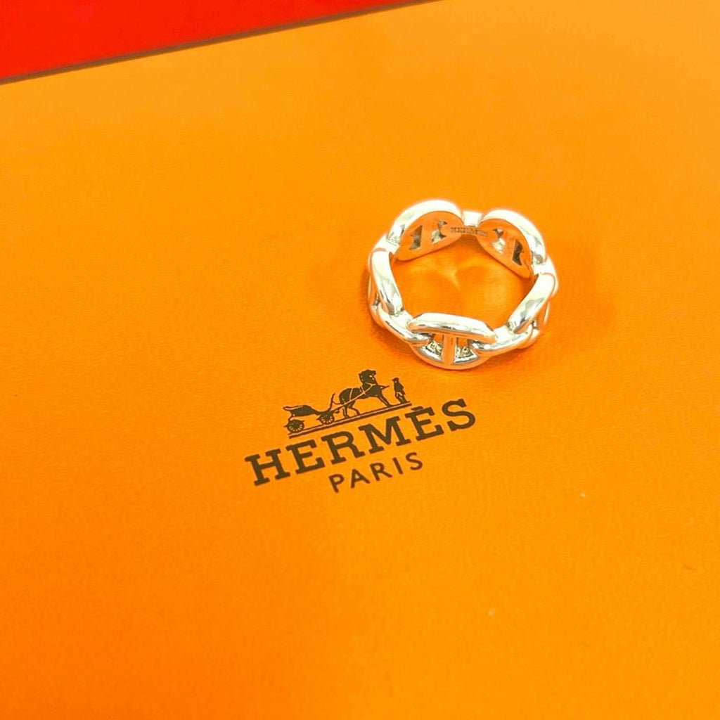 HERMES エルメス シェーヌダンクル アンシェネ リング 指輪 – Trip