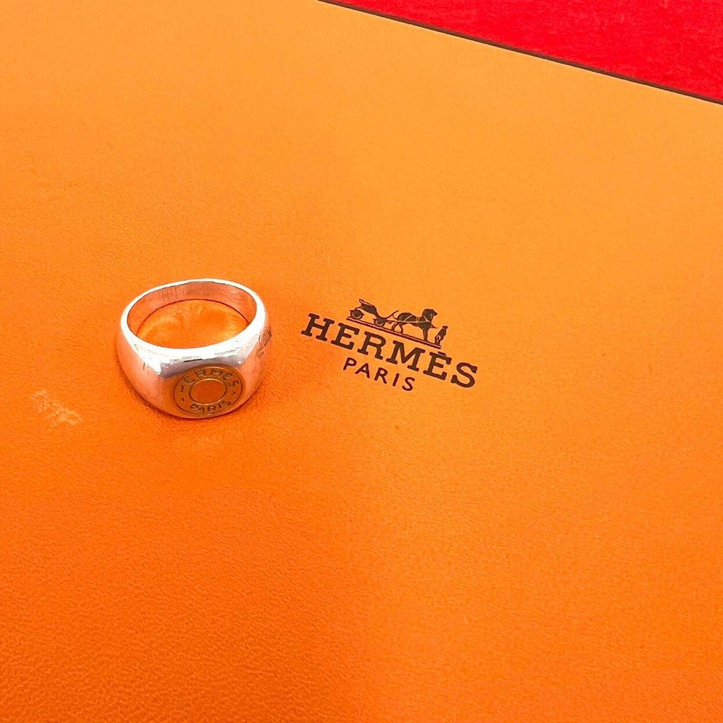 HERMES エルメス (Vintage) セリエ リング 925 K18 750YG 指輪 – Trip