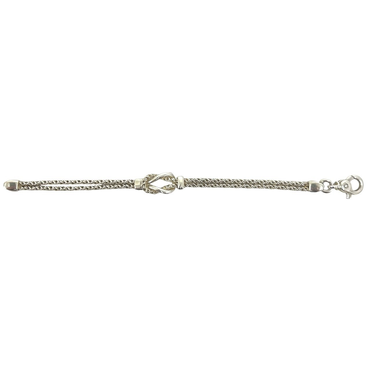 TIFFANY&Co. ティファニー ダブルロープ センターノット ブレスレット