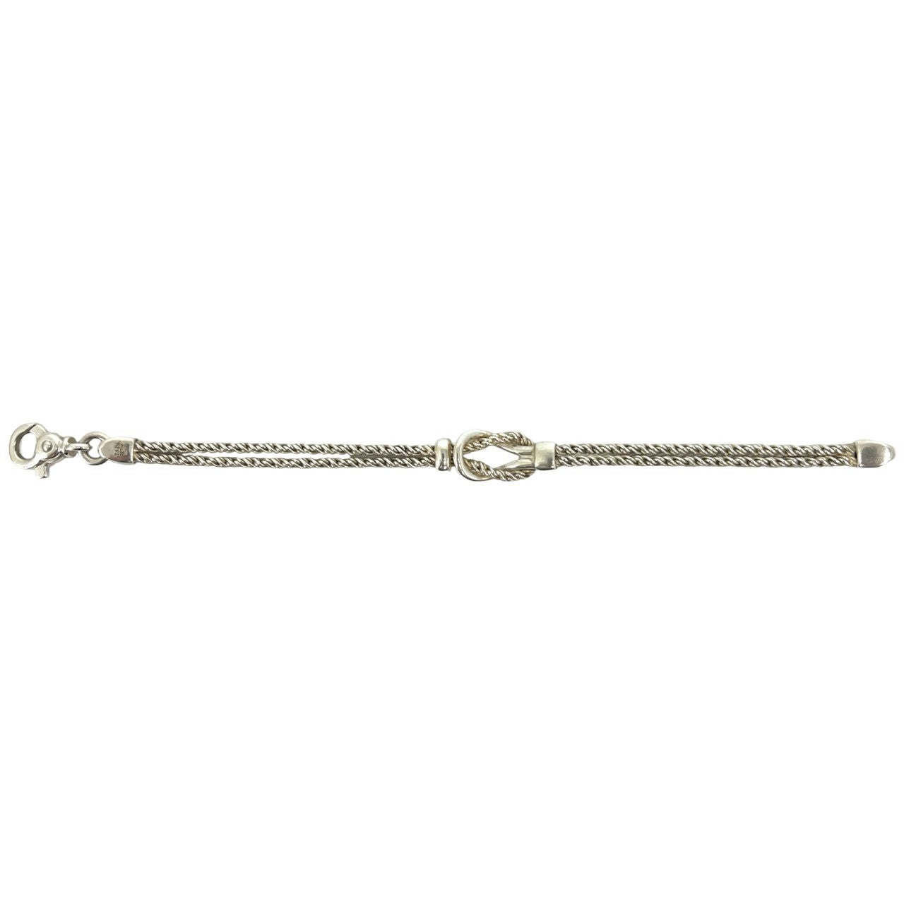 TIFFANY&Co. ティファニー ダブルロープ センターノット ブレスレット
