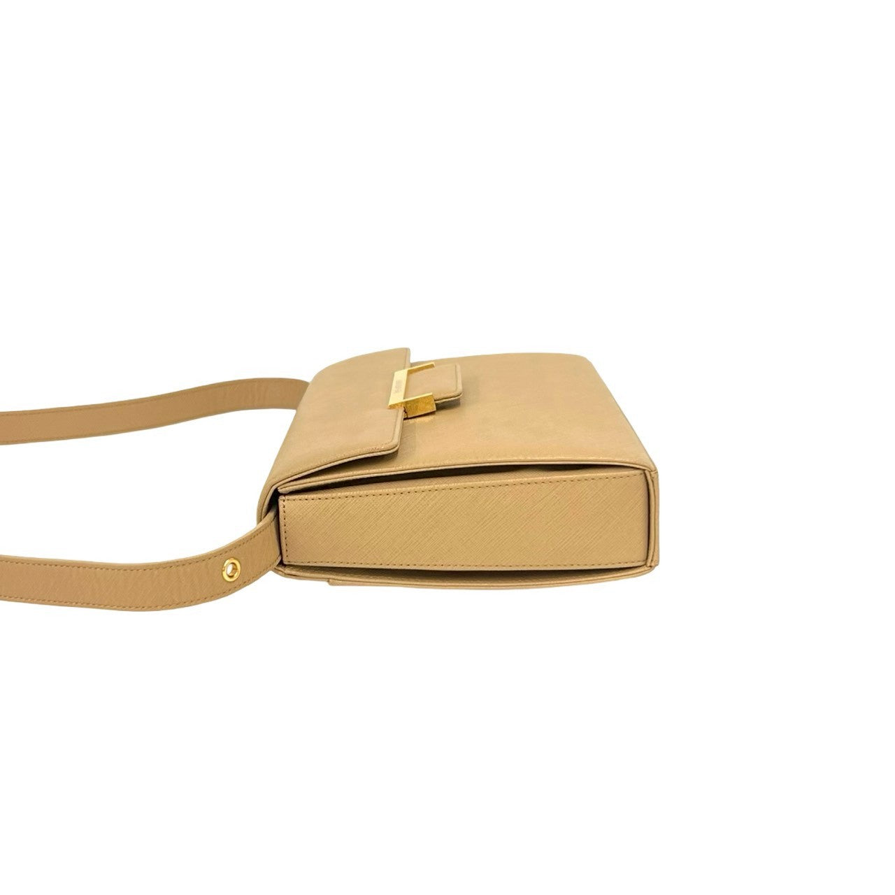 【新品未使用】イヴ・サンローラン　 ショルダーバック　ゴールド YVES SAINT LAURENT イヴ・サンローラン (Vintage) ショルダーバッグ