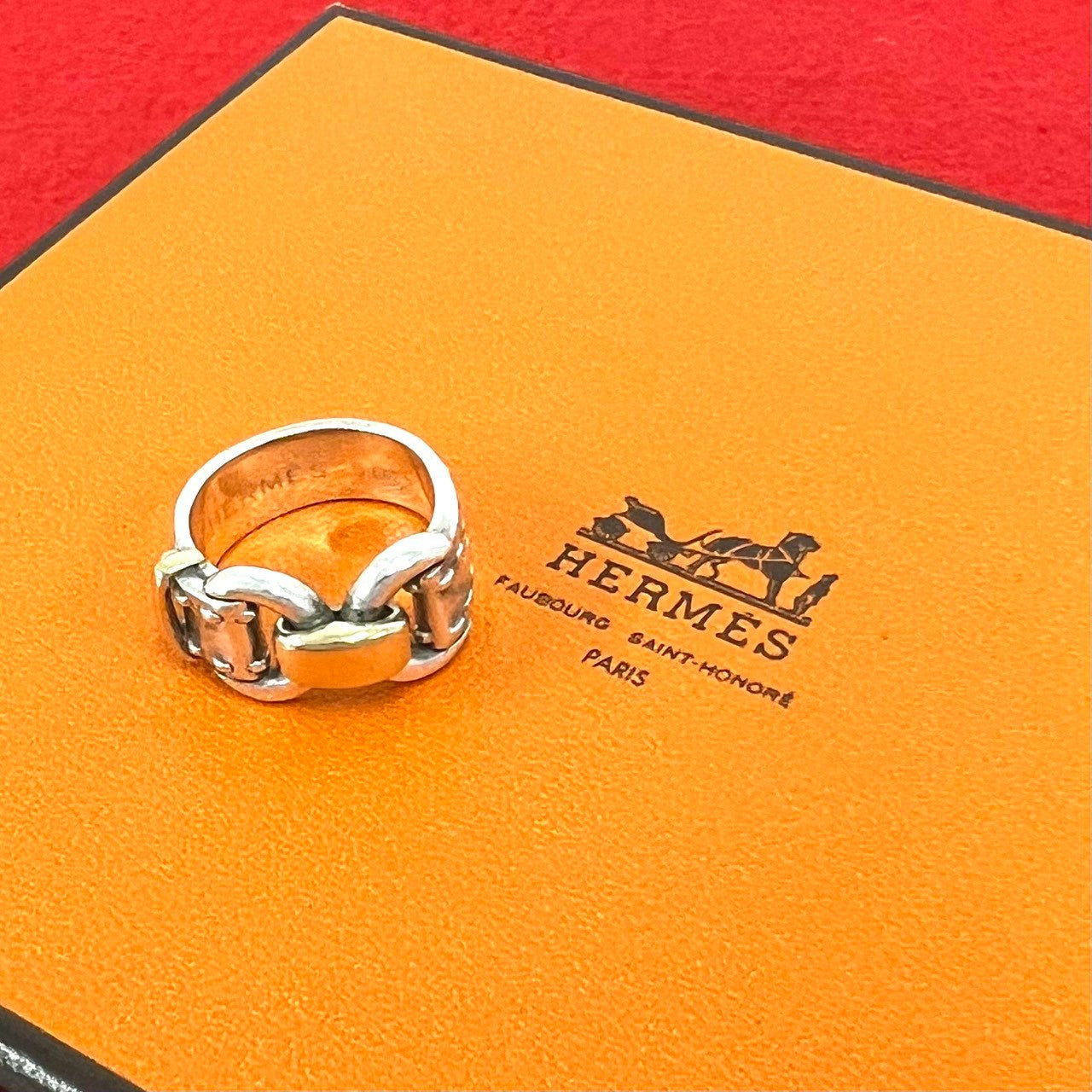 HERMES エルメス (Vintage) モンテヴィデオ リング 指輪 925 K18 750YG