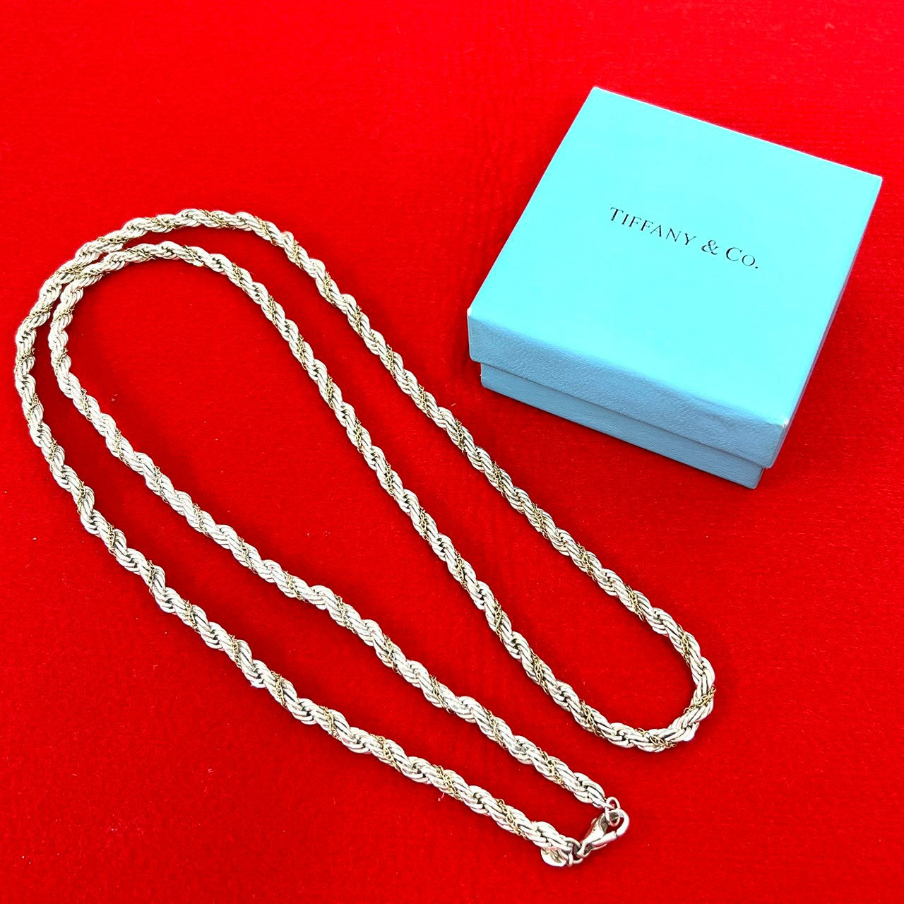 TIFFANY&Co. ティファニー (Vintage) ツイストロープ ネックレス 925
