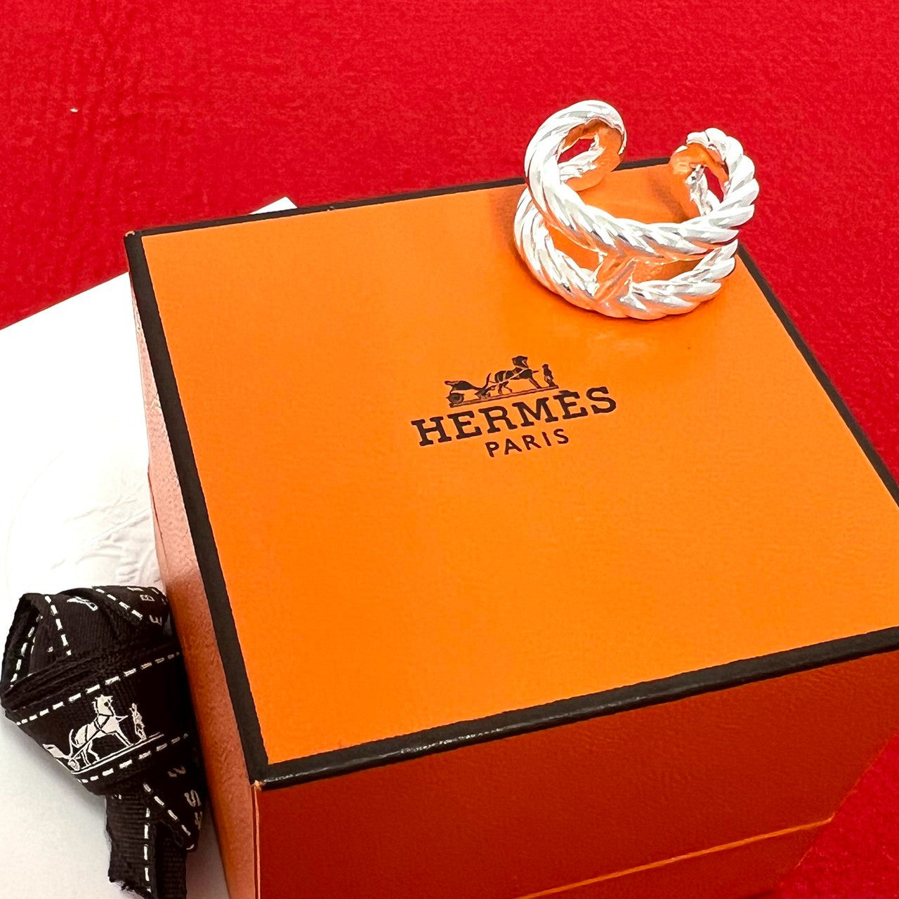 HERMES エルメス 時計用 リング/指輪用 ボックス 箱 セット M3-A
