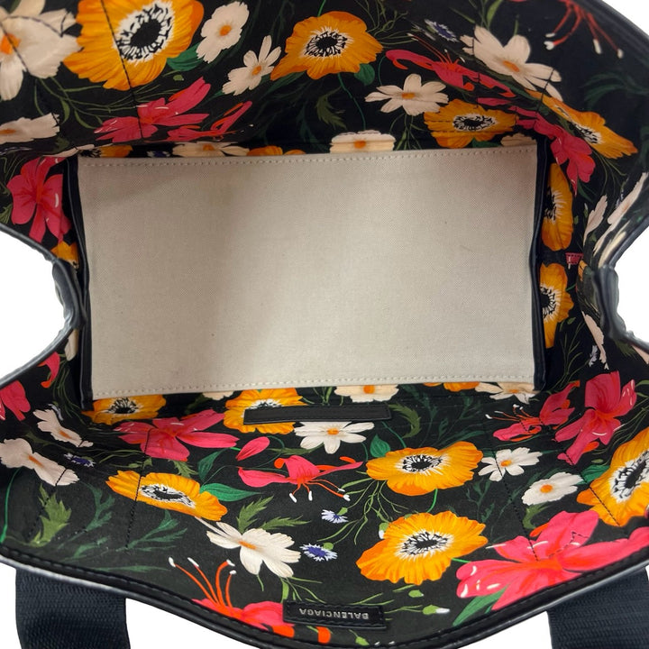 ハンドバッグ バレンシアガ ネイビーカバス